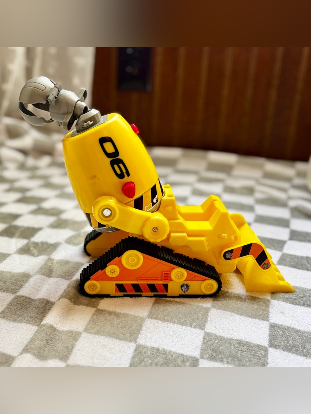 PAW Patrol Rubble #06 Bulldozer Construction Vehicle Toy Yellow – Vehicle Only